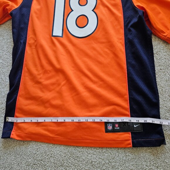 Nike On Field Peyton Manning NFL Denver Broncos Super Bowl 48 Jersey Mens - Picture 7 of 7